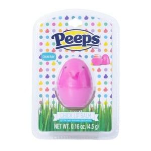 PEEPS CHICK LIP BALM- Cotton Candy Marshmallow Flavored - Chicks Rule!